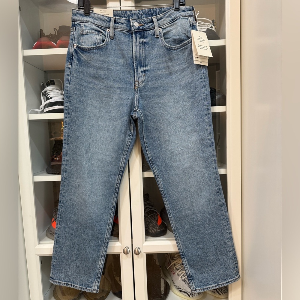 H&M Light Blue Straight Jeans
